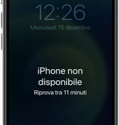 iPhone non disponibile